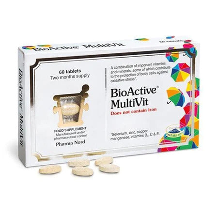 Pharmanord Bioactive Multivit Does Not Contain Iron