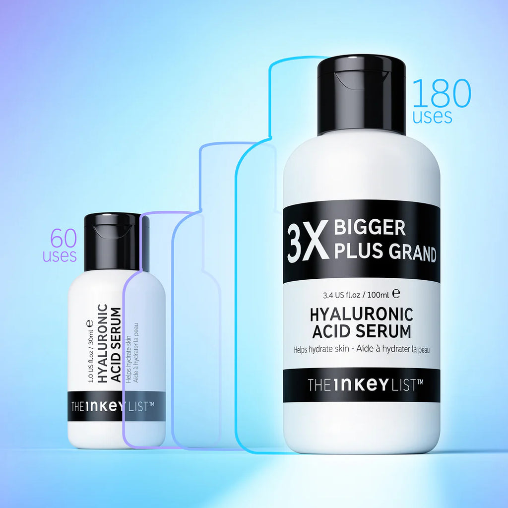 The Inkey List Hyaluronic Acid Serum 3x Bigger