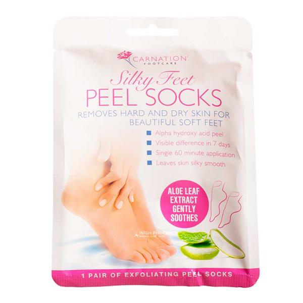 Carnation Sily Feet Peel Socks