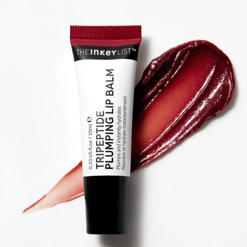 The inkey list Tripeptide plumping lip balm Berry tint