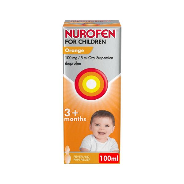 Nurofen FC 3m+ Orange Sugar Free Spoon