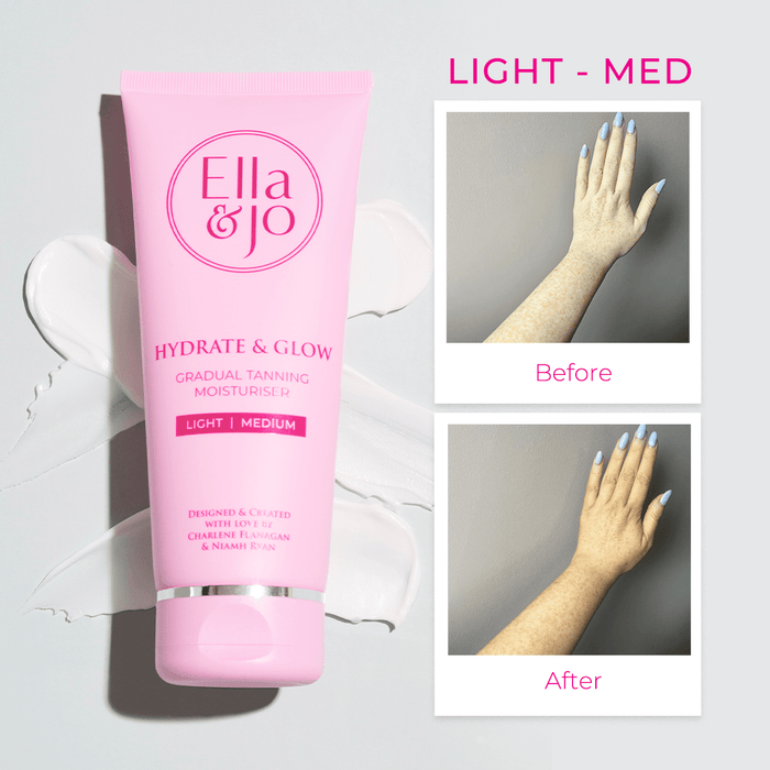 Ella and jo Hydrate And Glow Gradual Tan Light - Medium