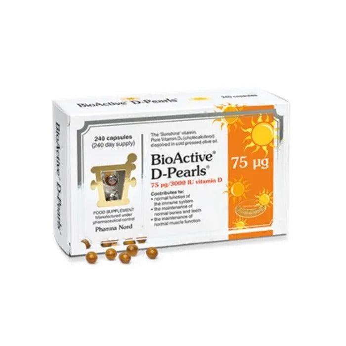 Pharmanord BioActive D Pearls 75/3000iu 80