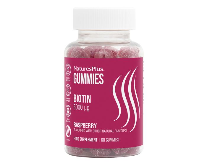 Natures Plus Biotin Gummies 60pcs