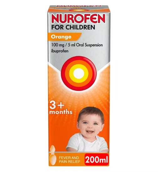 Nurofen FC 3m+ Orange Sugar Free Spoon