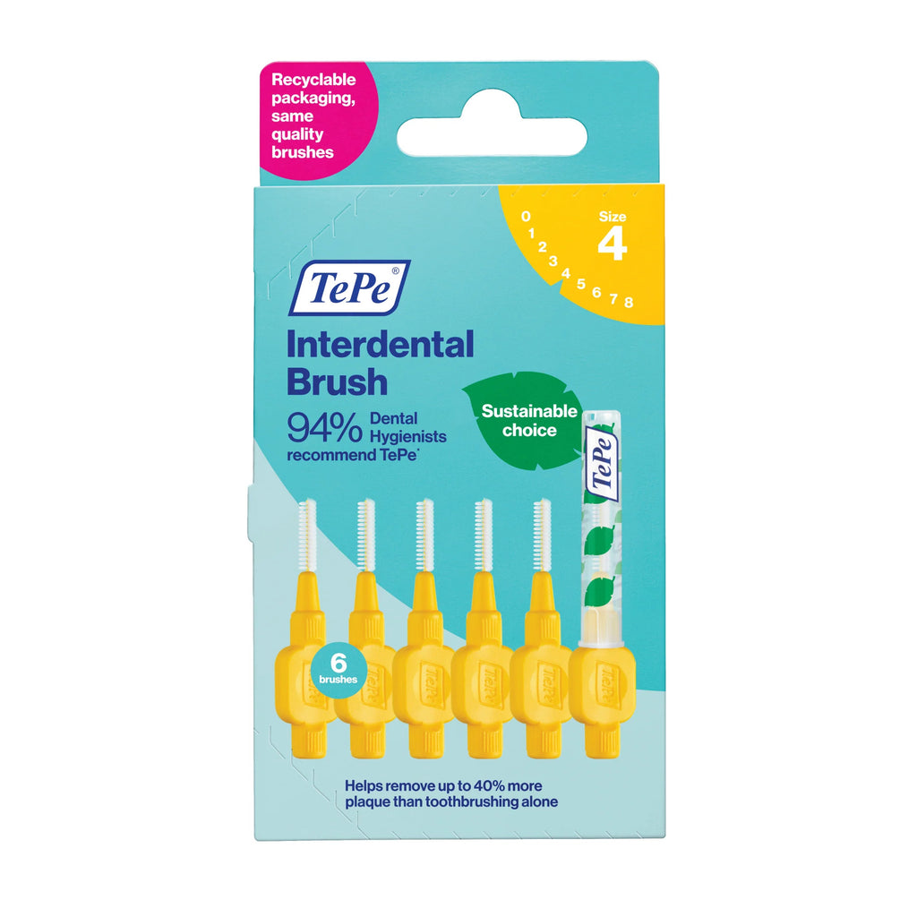 Tepe Interdental Brush Yellow Size 4