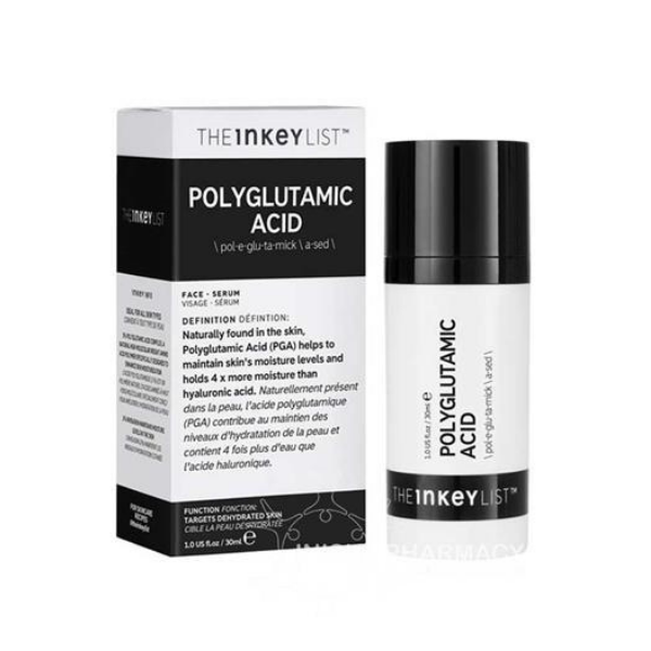 the inkey list face serum polyglutamic acid skincare hydration