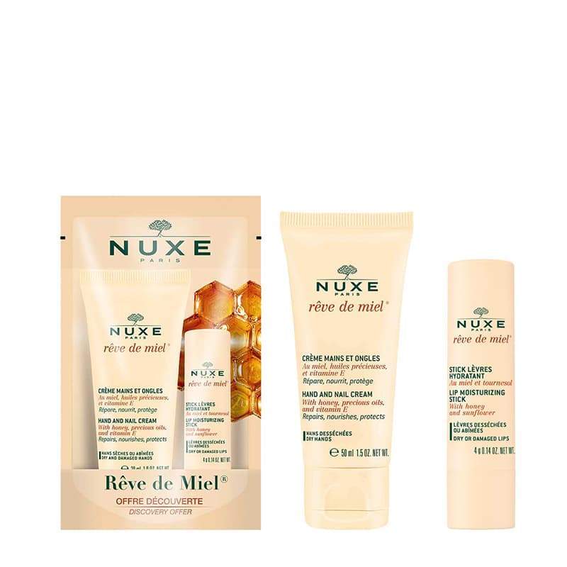 Nuxe Reve De Miel Hand Cream & Lipbalm Offer