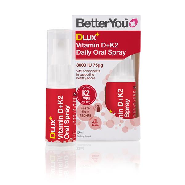 Better You DLux Vit D+k2 Spray